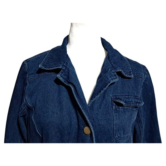 Van Heusen Womens Denim Jacket Size L - Picture 4 of 8